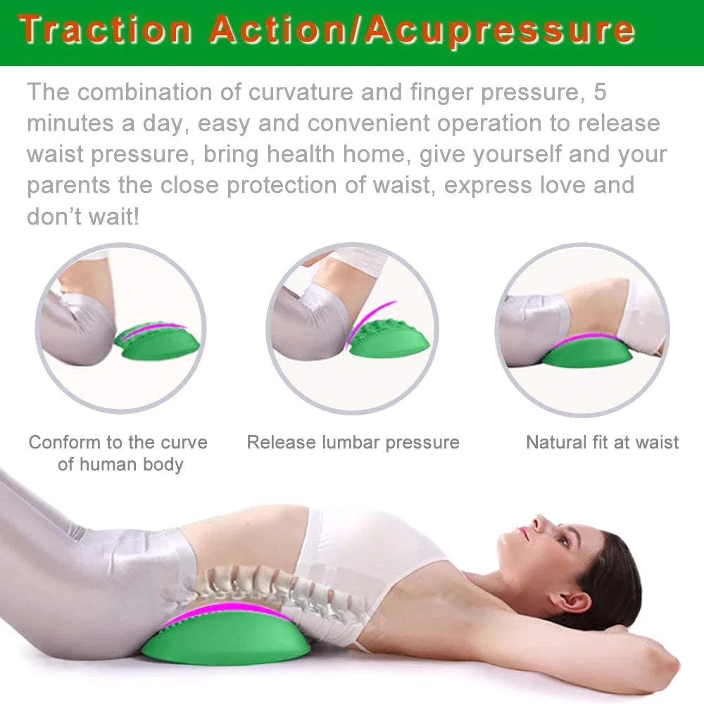 Lumbar support pillow for oto institutes