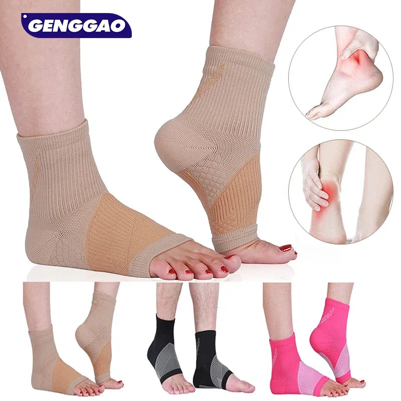 GENGGAO- Ankle Compression Sleeves, 1 Pair