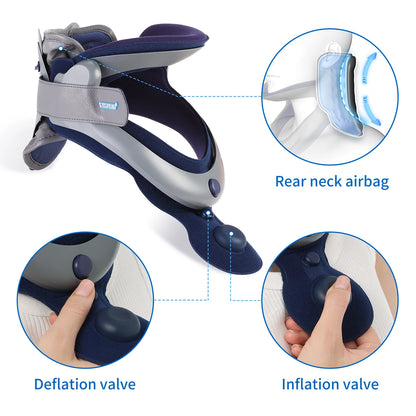 VELPEAU- Inflatable Neck Traction Device