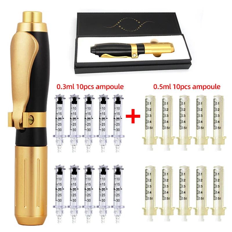 Einstellbarer Druckstift, Hyaluronsäure