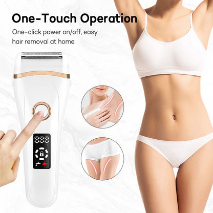 Painless electric epilator for women