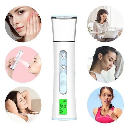 Vaporisateur facial portable avec affichage LED