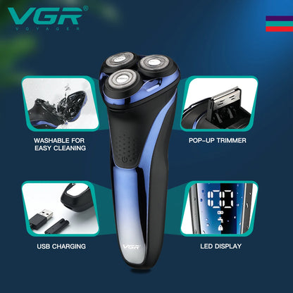 VGR Electric Shaver for Men V-306