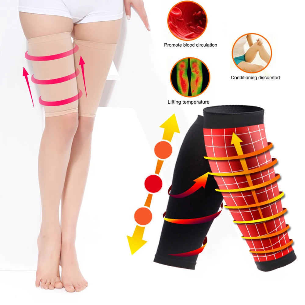 GENGGAO-1 Pair Thigh Compression Sleeve