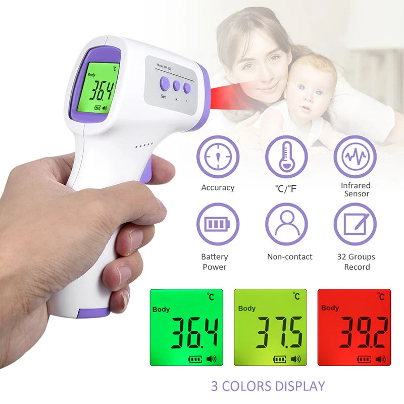 Non-contact infrared medical digital thermometer