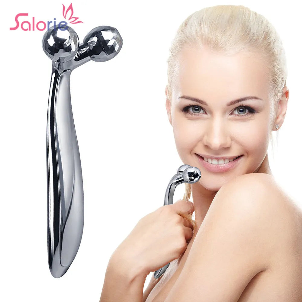 360° Rotation Silver Massager for Slim Face 