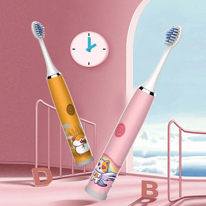 Brosse à dents électrique étanche pour enfants