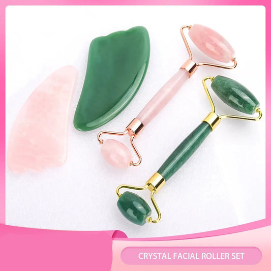 Crystal Roller Set for Facial Massage