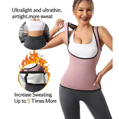 Hot sauna belt, shapes the body