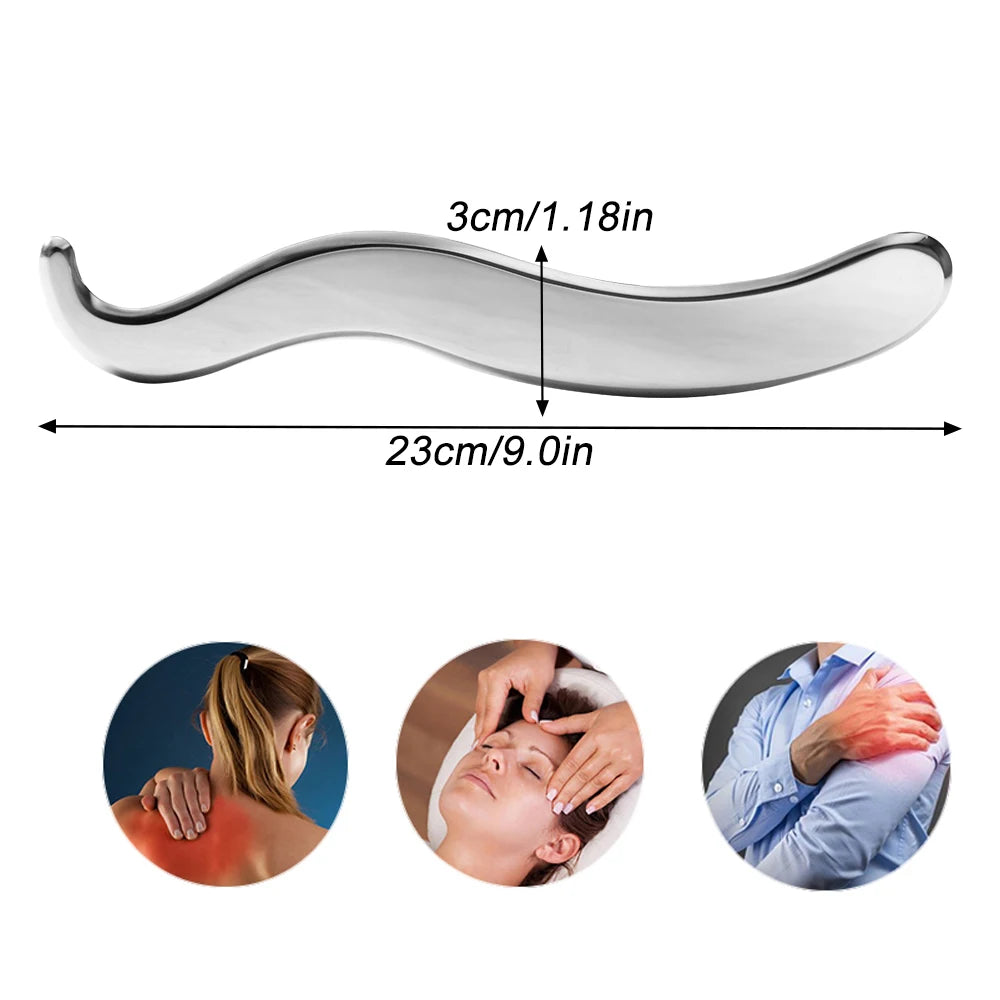 1 Piece Stainless Steel Guasha Scraping Massager