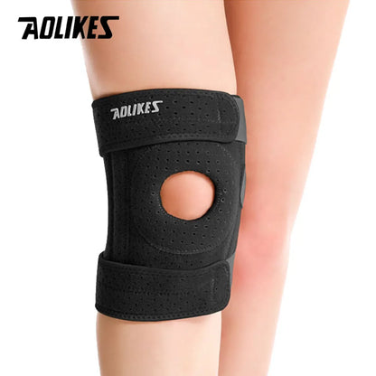 AOLIKES-Atmungsaktive Vierfeder-Kniebandage, 1 Stück