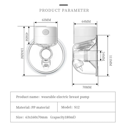 Portable Electric Breast Pump, Quiet