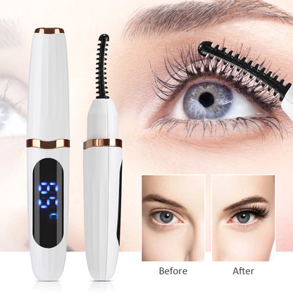 Professional, portable, natural electric eyelash curler