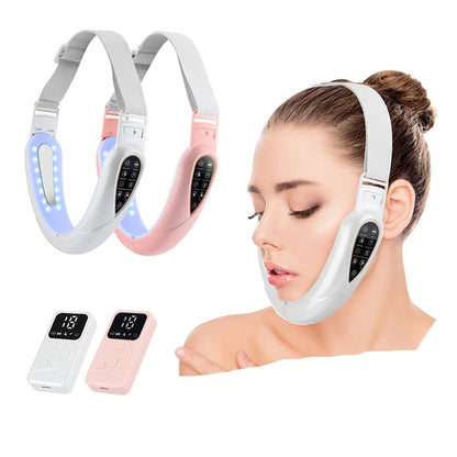 Dispositif de bande de levage du visage avec lumière LED