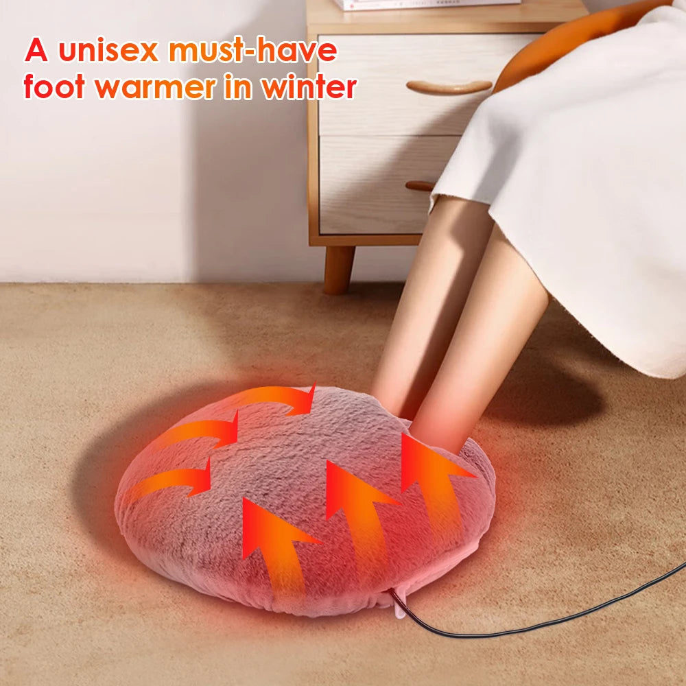 Coussin chauffant électrique USB pour les pieds