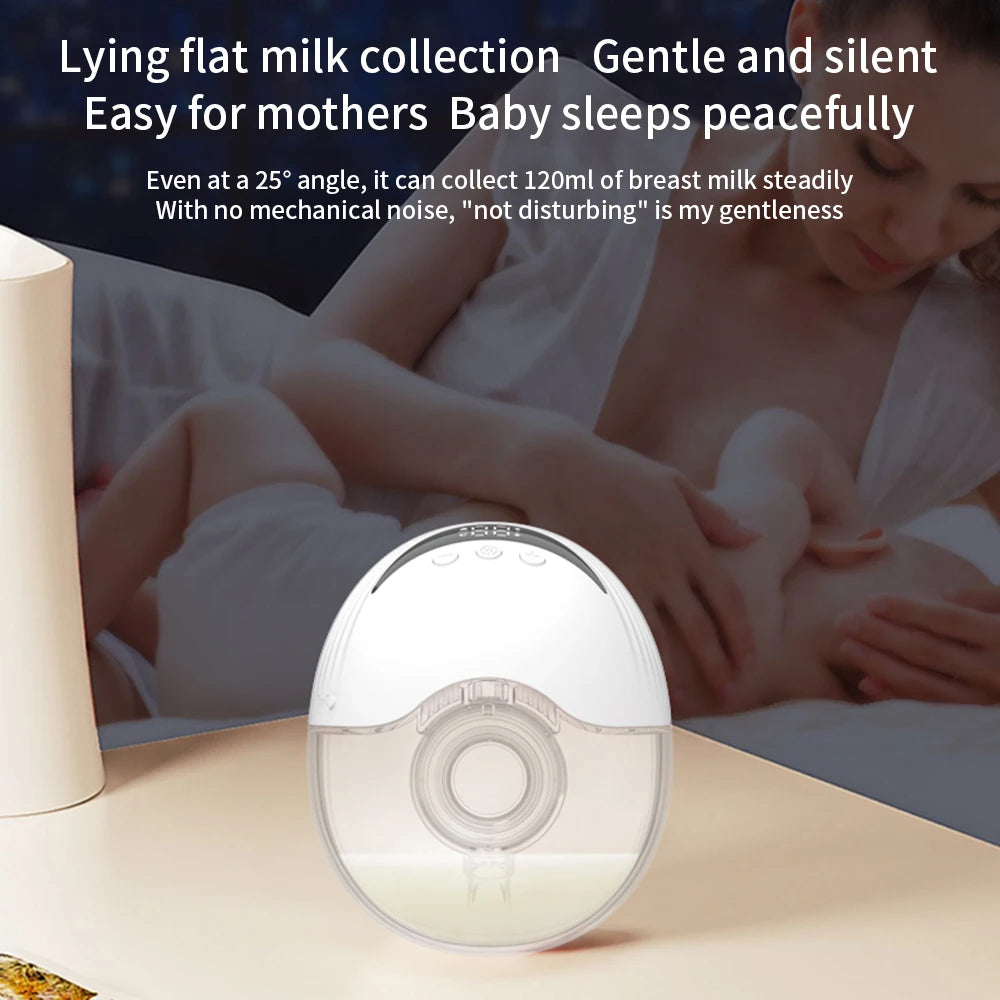 Portable Hands-Free Electric Breast Pump, LED Display