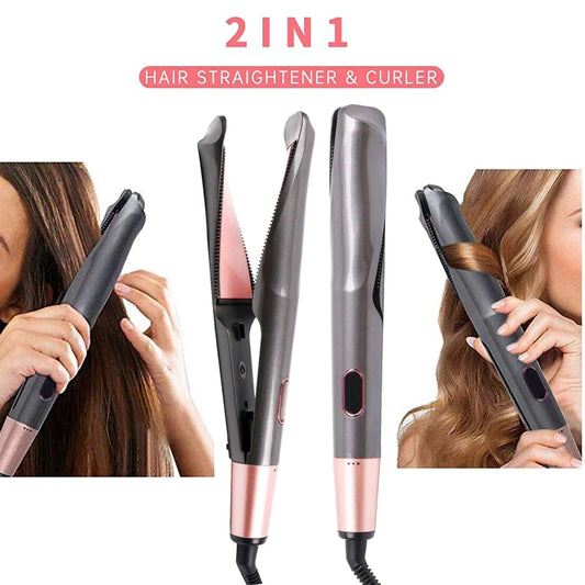 2 in 1 Professional Hair Straightener and Curler