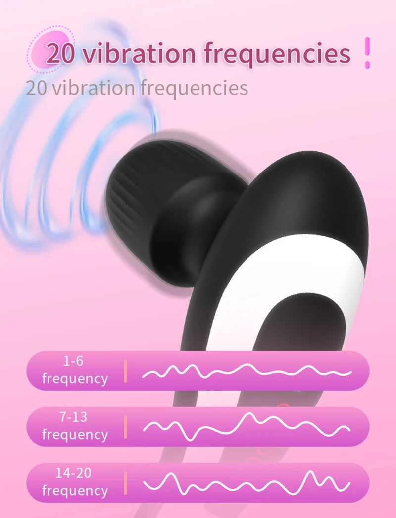 Rechargeable Personal Vibrating Massager with 8 Intensities