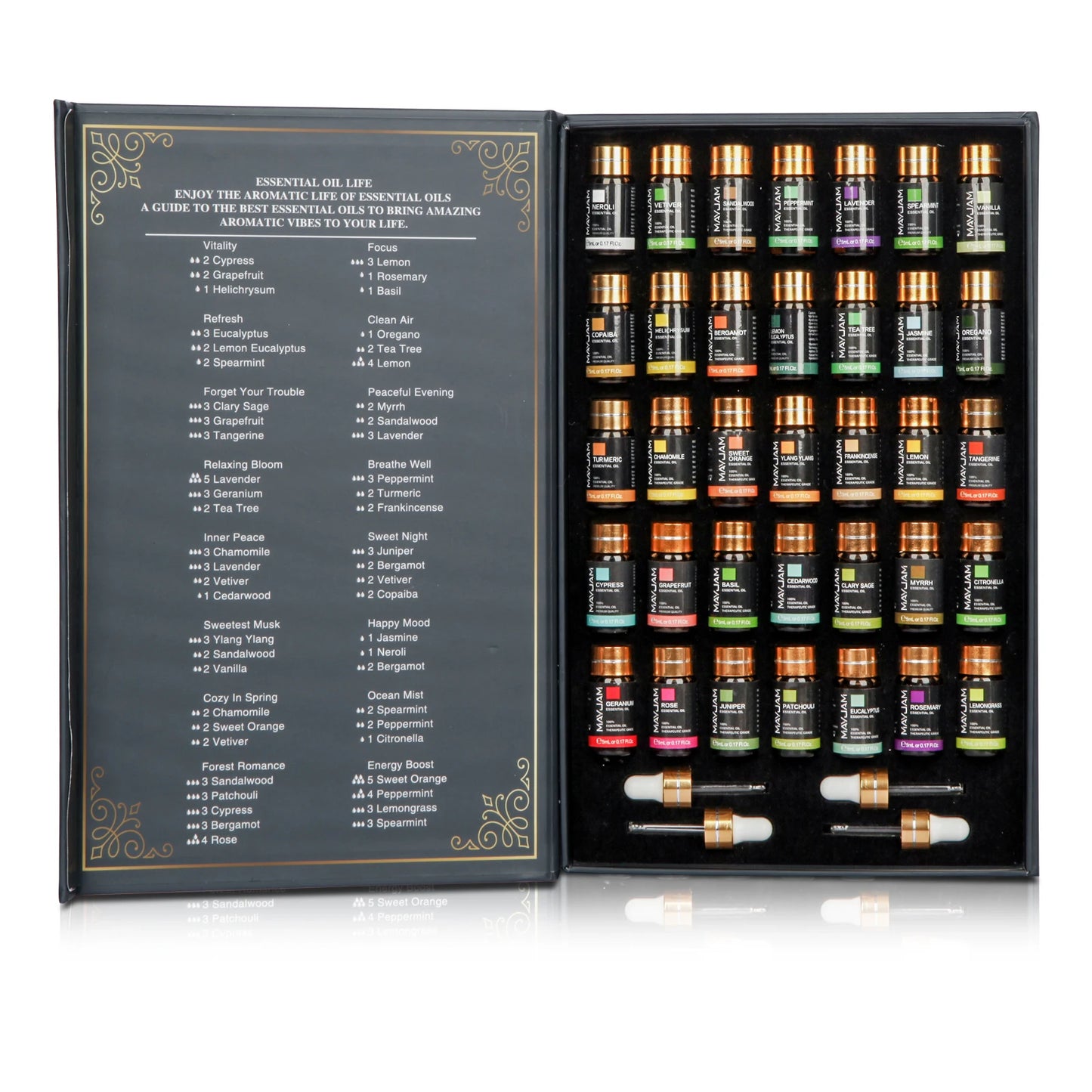 MAYJAM – Essential Oil Set, 35 Bottles