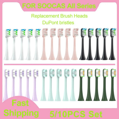 Têtes de brosse à dents compatibles avec SOOCAS X3/X3U/X5