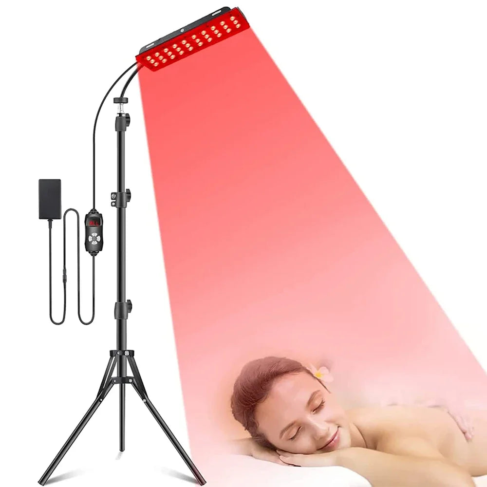 Red Light Therapy Device with Adjustable Stand