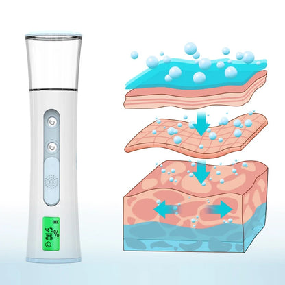 Vaporisateur facial portable avec affichage LED