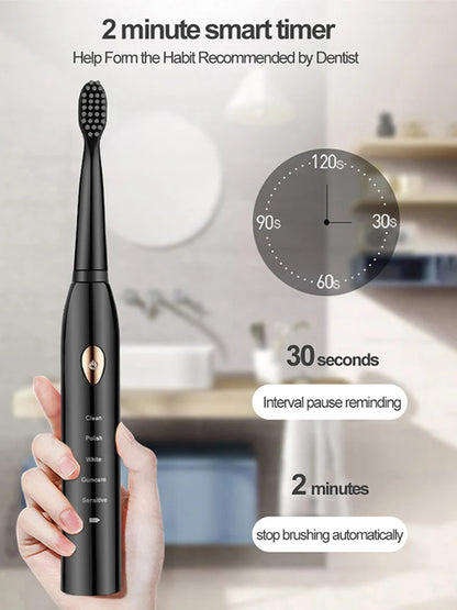 Ultrasonic Electric Toothbrush for Adults