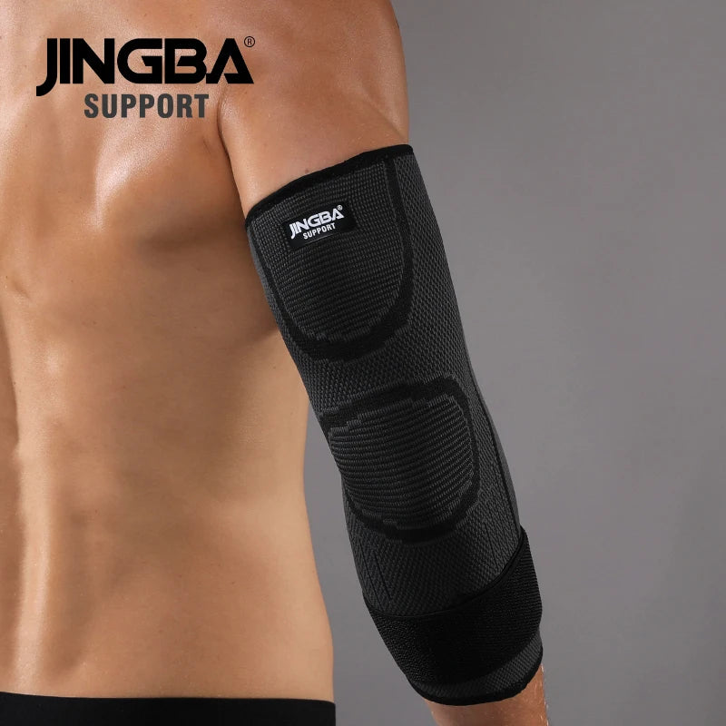 JINGBA -1 Pc Compression Protective Elbow Pad