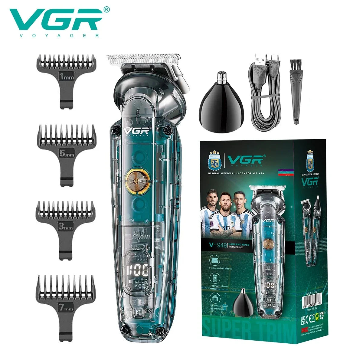 VGR-Professional Hair Clipper for Men V-949