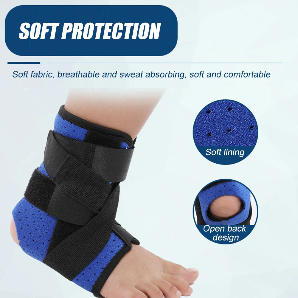 GENGGAO 1 Piece Kids Compression Ankle Brace Stabilizer