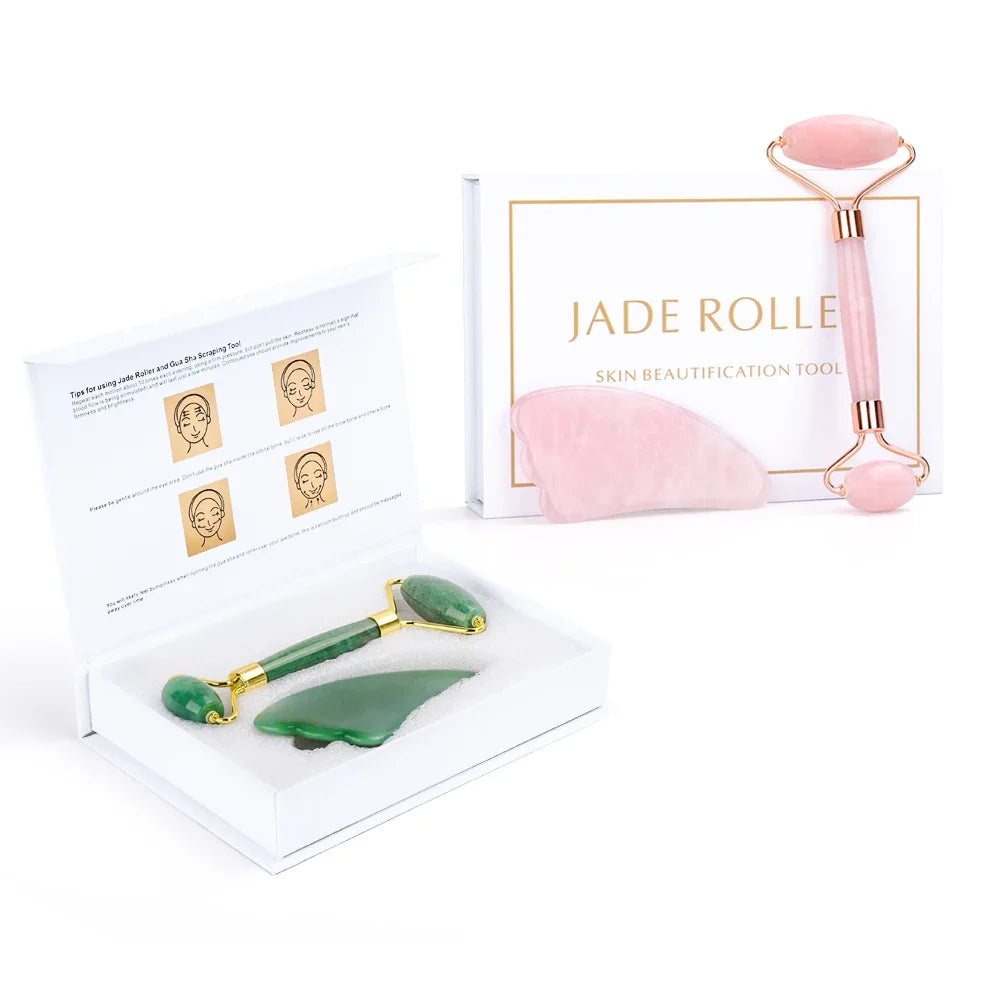 Jade Gua sha Facial Massage Roller