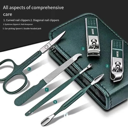 6 Piece Nail Scissors Set for Men and Women