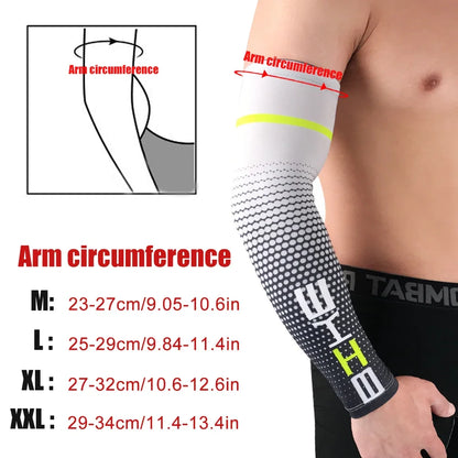 GENGGAO-Unisex UV Protection Arm Sleeves, 1 Pair