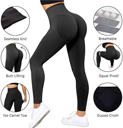 Pantalon Fitness GYM Taille Haute