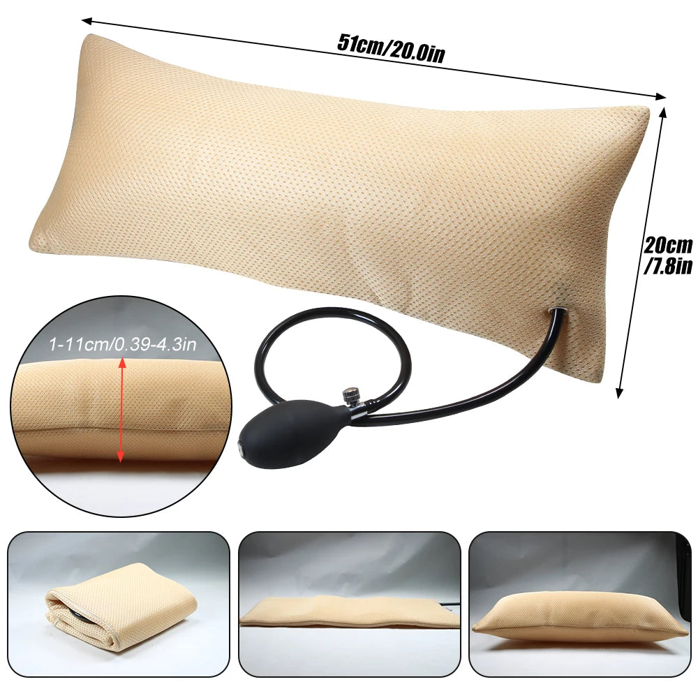 Inflatable Lumbar Support Pillow