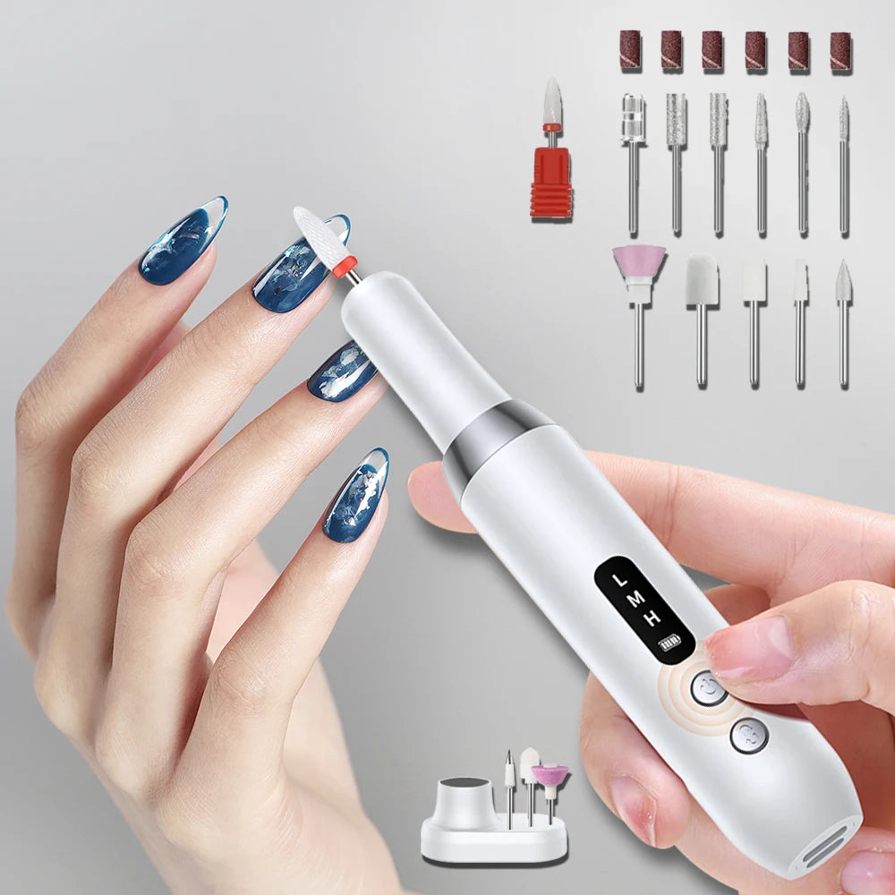 Cordless Electric Nail Drill Professional File