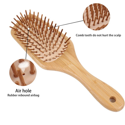 Bamboo Wood Hair Combs