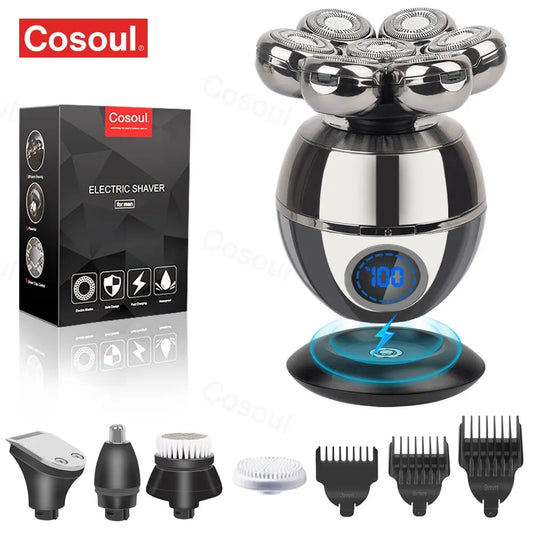 COSOUL-5 in 1 Elektrorasierer für Männer