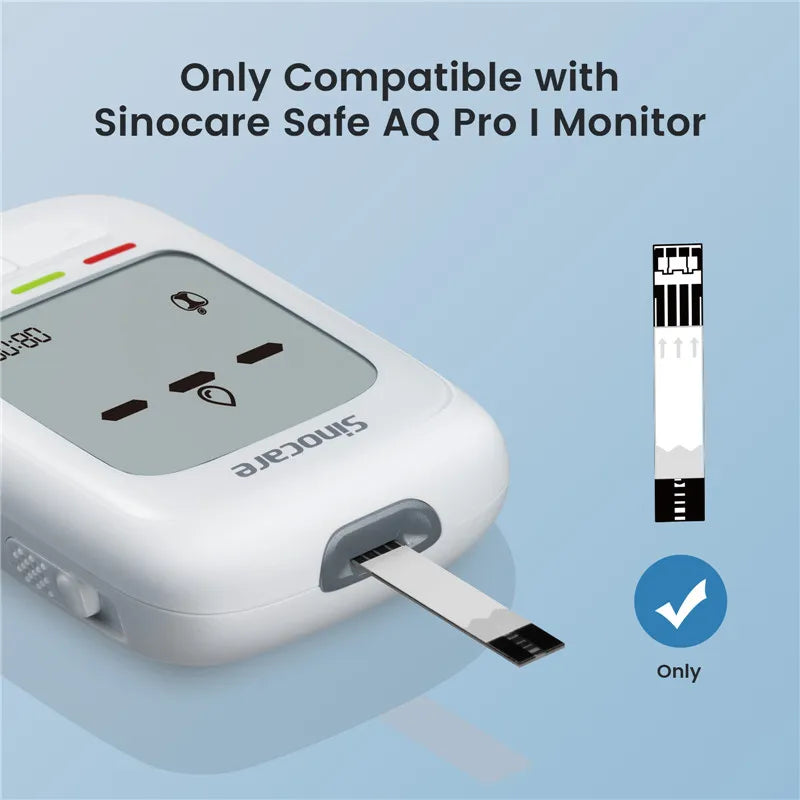 Sinocare AQ Pro I – Blutzuckerteststreifen und Lanzetten