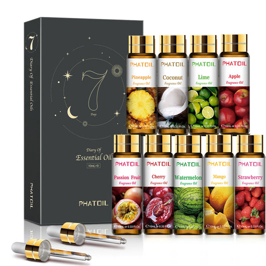 PHATOIL-essentielles fruchtiges Chateau-Set 10 ml, 9 Stück