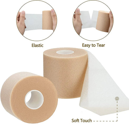 Self-adhesive cotton foam film