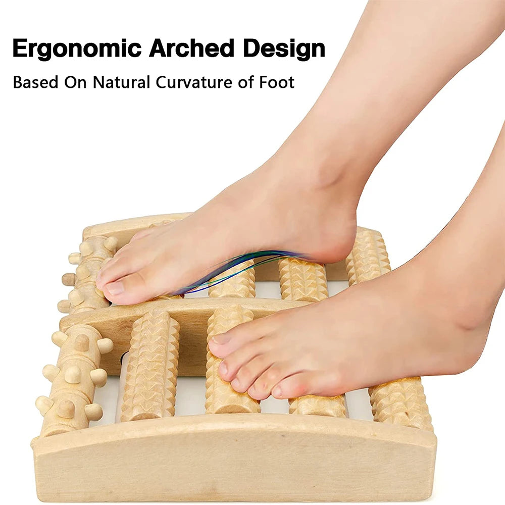 Wooden Foot Energy Roller