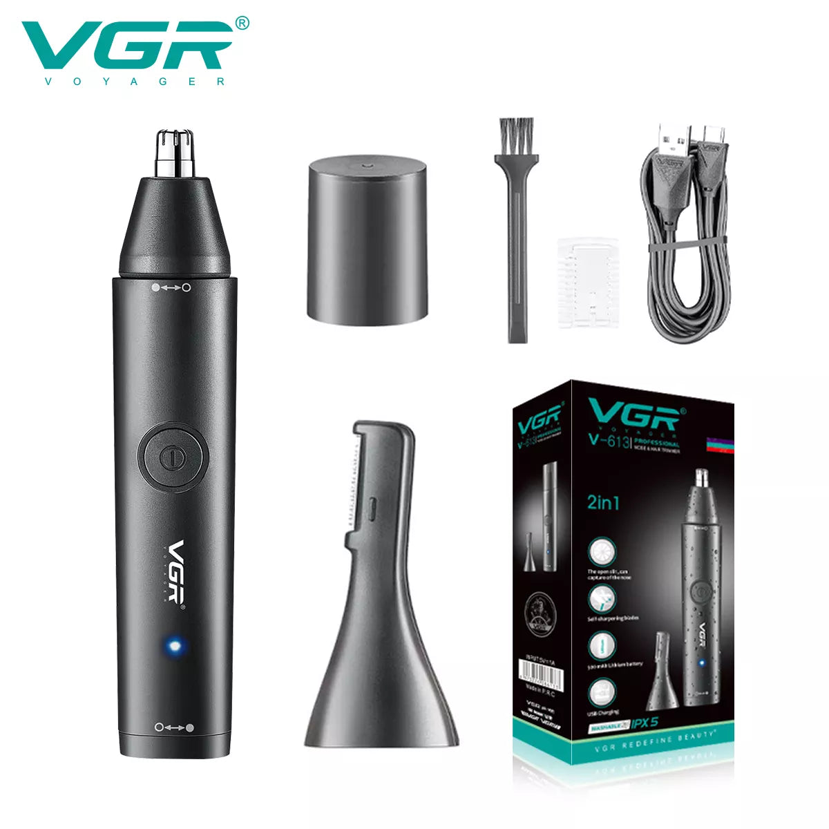 VGR Professional Nose Hair Trimmer V-613