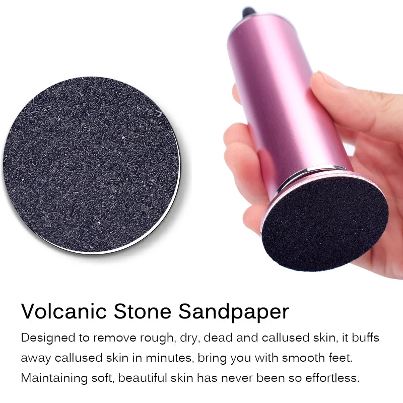 Replacement sandpaper disc for electric foot file