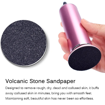 Replacement sandpaper disc for electric foot file