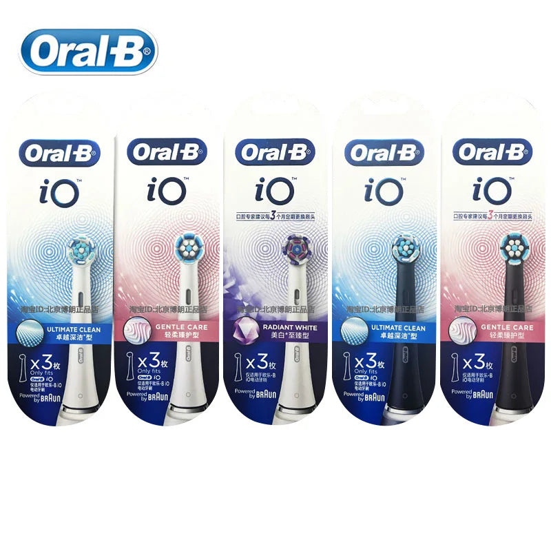 Têtes de brosse de rechange d'origine pour Oral B iO7/8/9