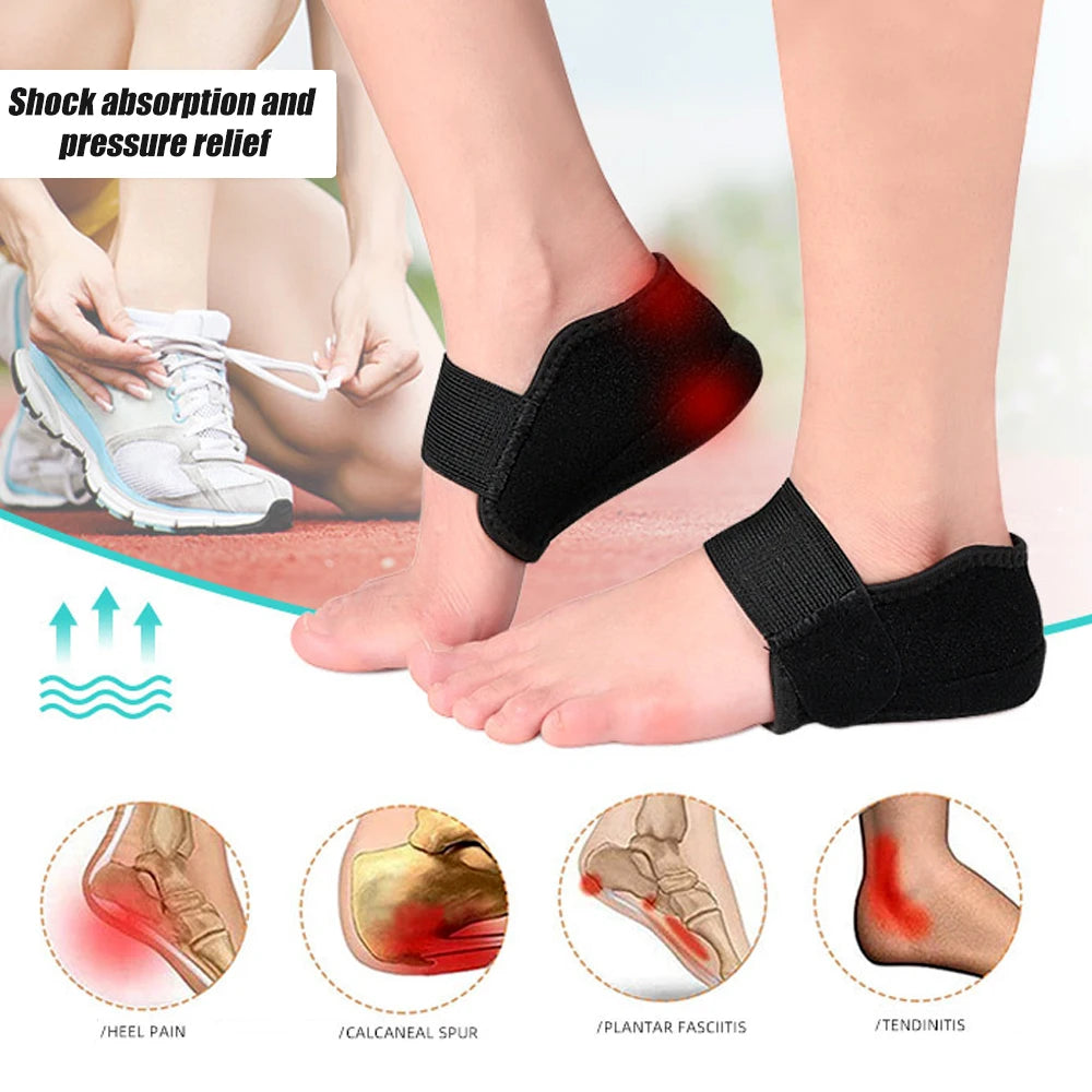 GENGGAO-1 Pair Unisex Invisible Gel Heel Pads