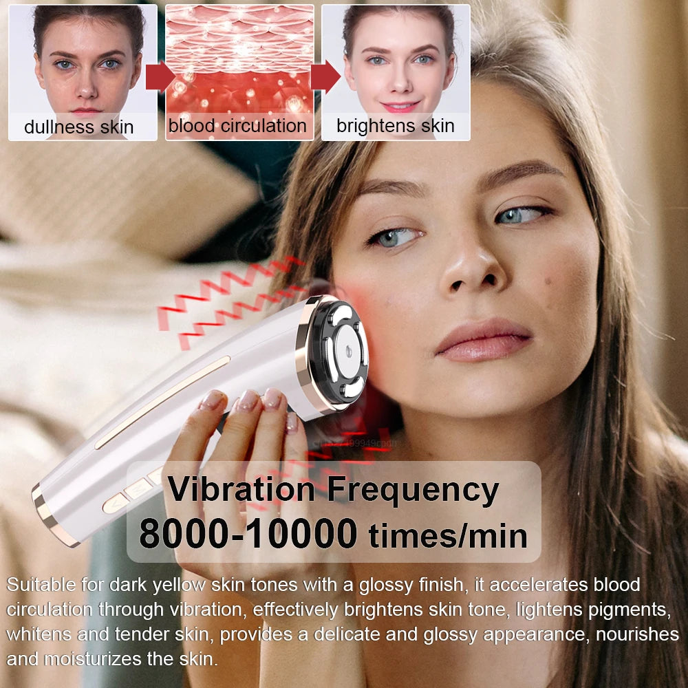 HIFU Ultrasonic Facial Massager for Face Skin Lifting