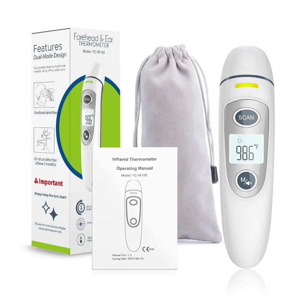 Non-contact medical forehead thermometer