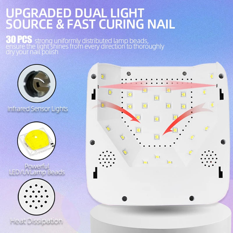 UV nail lamp, 54W